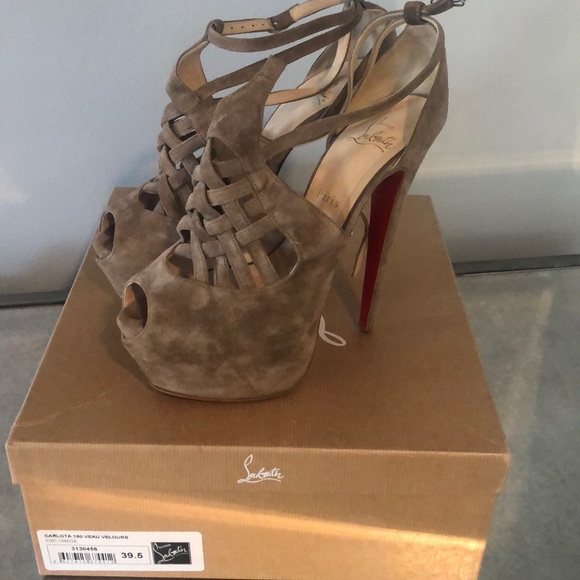 Christian Louboutin Shoes - Louboutin Carlotta Beige Heel